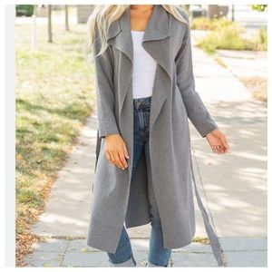 #04 Boho Fabulous Ribbed Knit Wide Collar Knit Wrap/Coat